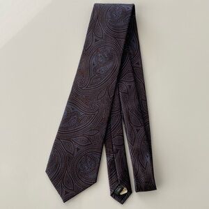 MICHAEL Michael Kors Tie Brown with Navy Blue New